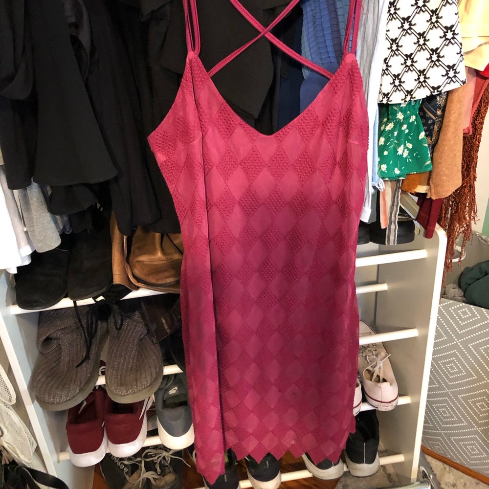 Pink Mini Dress